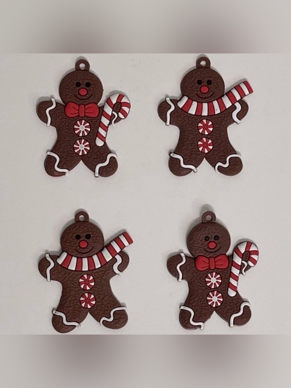 NEW Set of 4 Gingerbread Cookie Christmas Ornaments